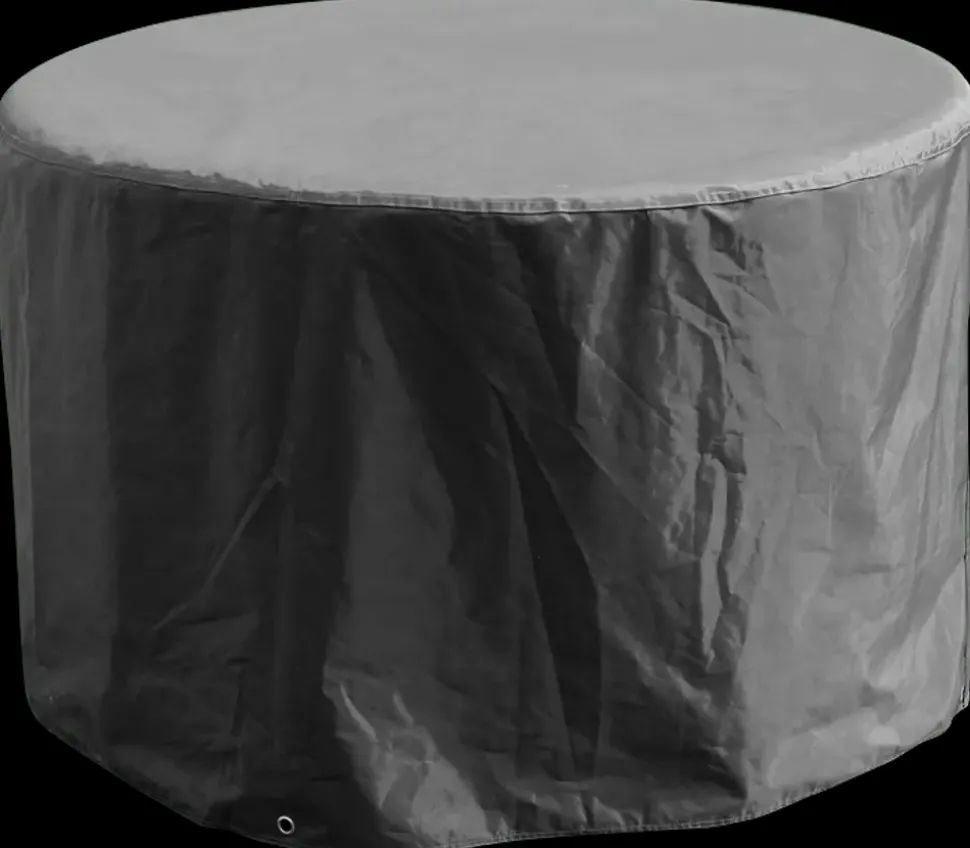 Bordovertræk H. 75 x Ø125 cm - sort