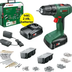 Bosch Akku Skruemaskine 18V-40 - incl 2x1,5 Ah batterier