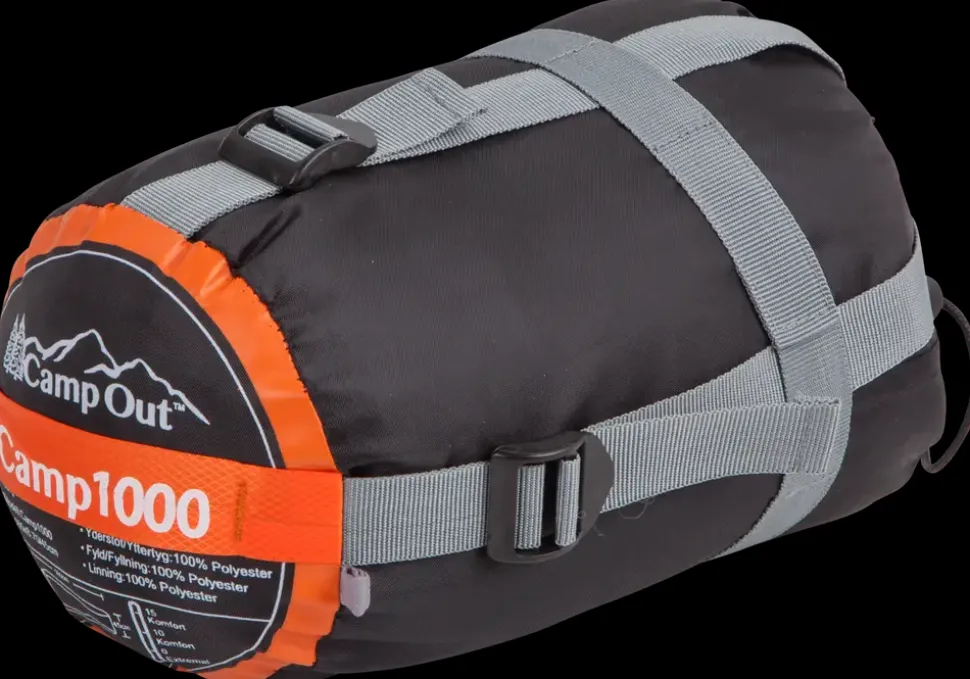 Børnesovepose Camp1000 - orange