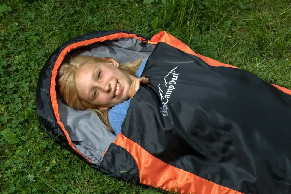 Børnesovepose Camp1000 - orange