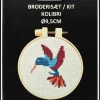 Broderisæt - Kolibri
