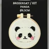 Broderisæt - Panda