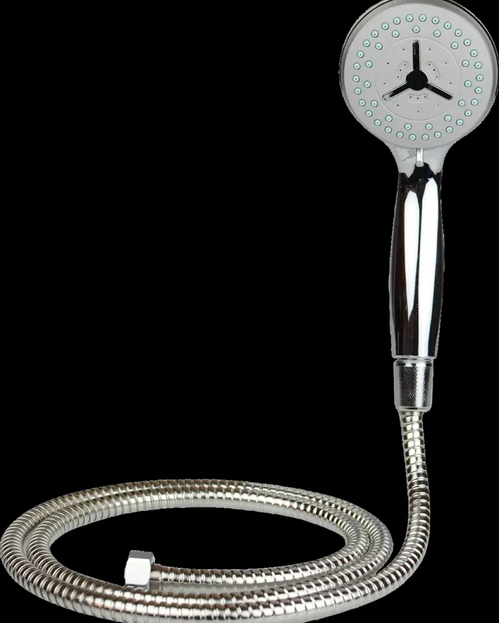 Brusehoved og slange 3 stråletyper