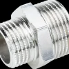 Brystnippel 3/4'' x 1/2'' - krom