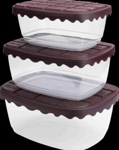 Bøttesæt med chokoformet låg