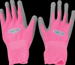 byKIDS Junior Handsker Str 4-6 år - pink