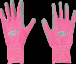 byKIDS Junior Handsker Str 6-8 år - pink