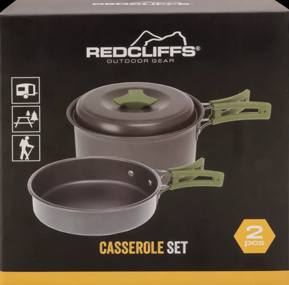 Camping kasserollesæt 2 dele