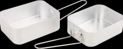 Camping kasserollesæt aluminium 2 dele