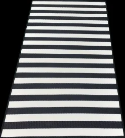 Campingtæppe 120 x 180 cm - sort/hvid