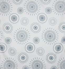 CARLSBAD Badeforhæng 180 x 200 cm - Cirkler