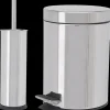 CARLSBAD Pedalspand 3 liter og toiletbørste stål