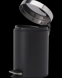 CARLSBAD Pedalspand 3 liter og toiletbørste sort