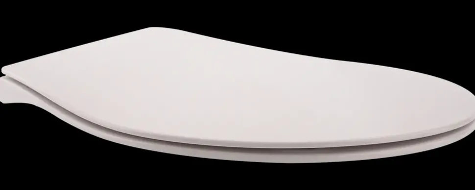 CARLSBAD Toiletsæde slimline softclose - hvid