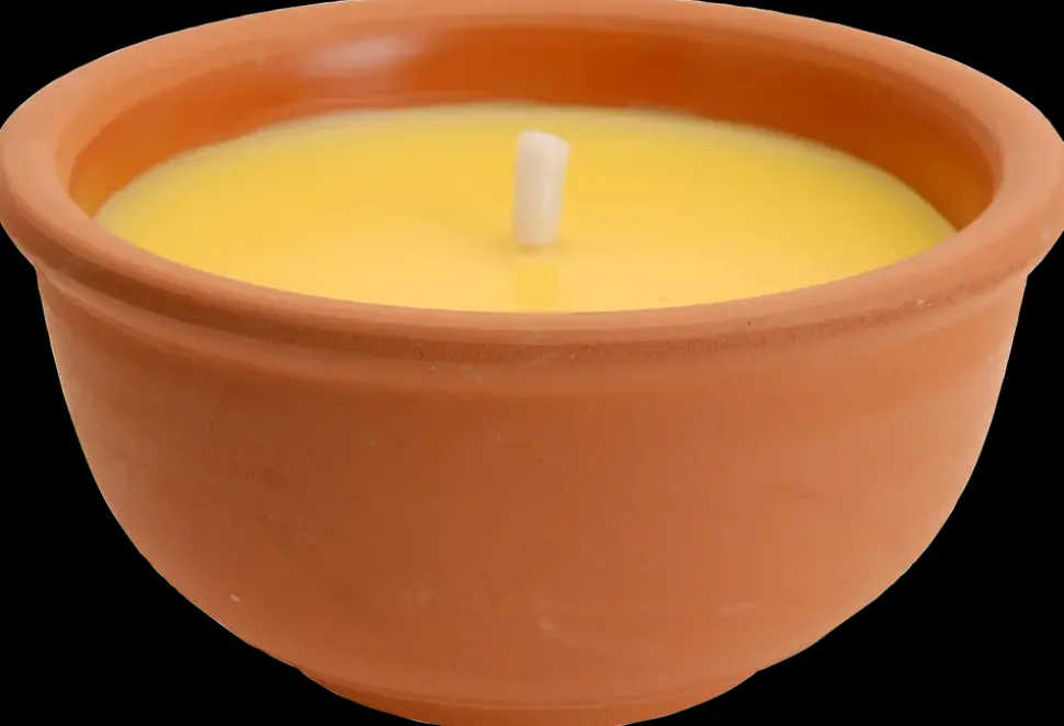 Citronellalys i lerpotte