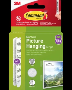 Command™ Strips Ophæng af billede - Hvid Smal