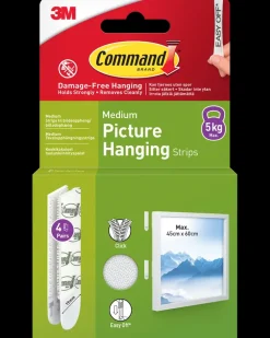 Command™ Strips Ophæng af billede - Hvid M