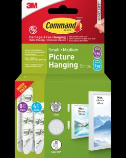 Command™ Strips Ophæng af billede - Hvid S og M