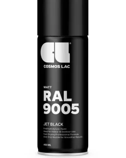 Cosmos Lac Spray MATTE BLACK RAL9005M