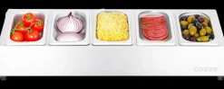 Cozze Topping station