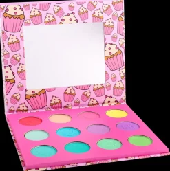 CREATEit Øjenskygge palette med spejl - ass. farver