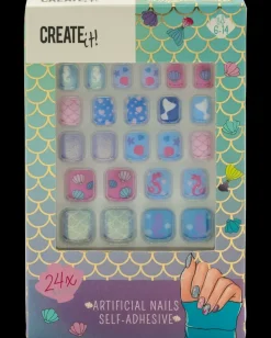 CREATEit Negle 24 stk. mermaid - assorterede design