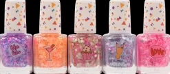 CREATEit Neglelak med konfetti 5 x 8 ml