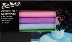 Crepepapir 180% 6-pak