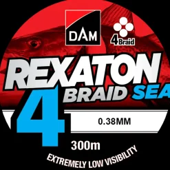 DAM 4 Braid 300 m 0,32 mm 19,5 kg - gul