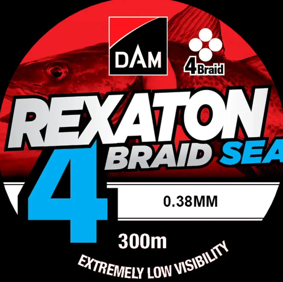 DAM 4 Braid 300 m 0,32 mm 19,5 kg - gul