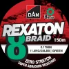 DAM Fletline 8 Braid 150 m 0,17 mm - grøn