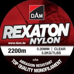 DAM Nylon Fiskeline 2200 m 0,20 mm - clear