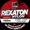 DAM Nylon Fiskeline 1600 m 0,25 mm - clear