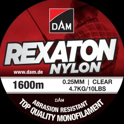 DAM Nylon Fiskeline 1600 m 0,25 mm - clear