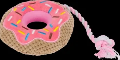 DanPet Hundelegetøj donut med reb