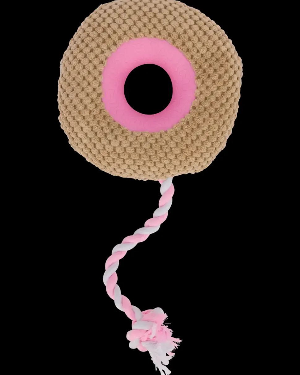 DanPet Hundelegetøj donut med reb