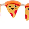 DanPet Hundelegetøj pizza på reb 55 cm