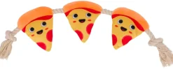 DanPet Hundelegetøj pizza på reb 55 cm