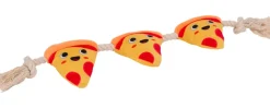 DanPet Hundelegetøj pizza på reb 55 cm