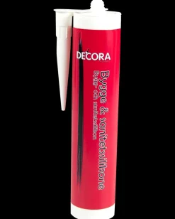 Decora Bygge-/sanitetssilikone 300 ml - sort