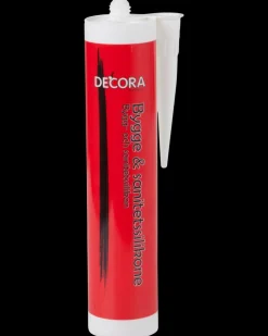 Decora Bygge-/sanitetssilikone 300 ml - hvid