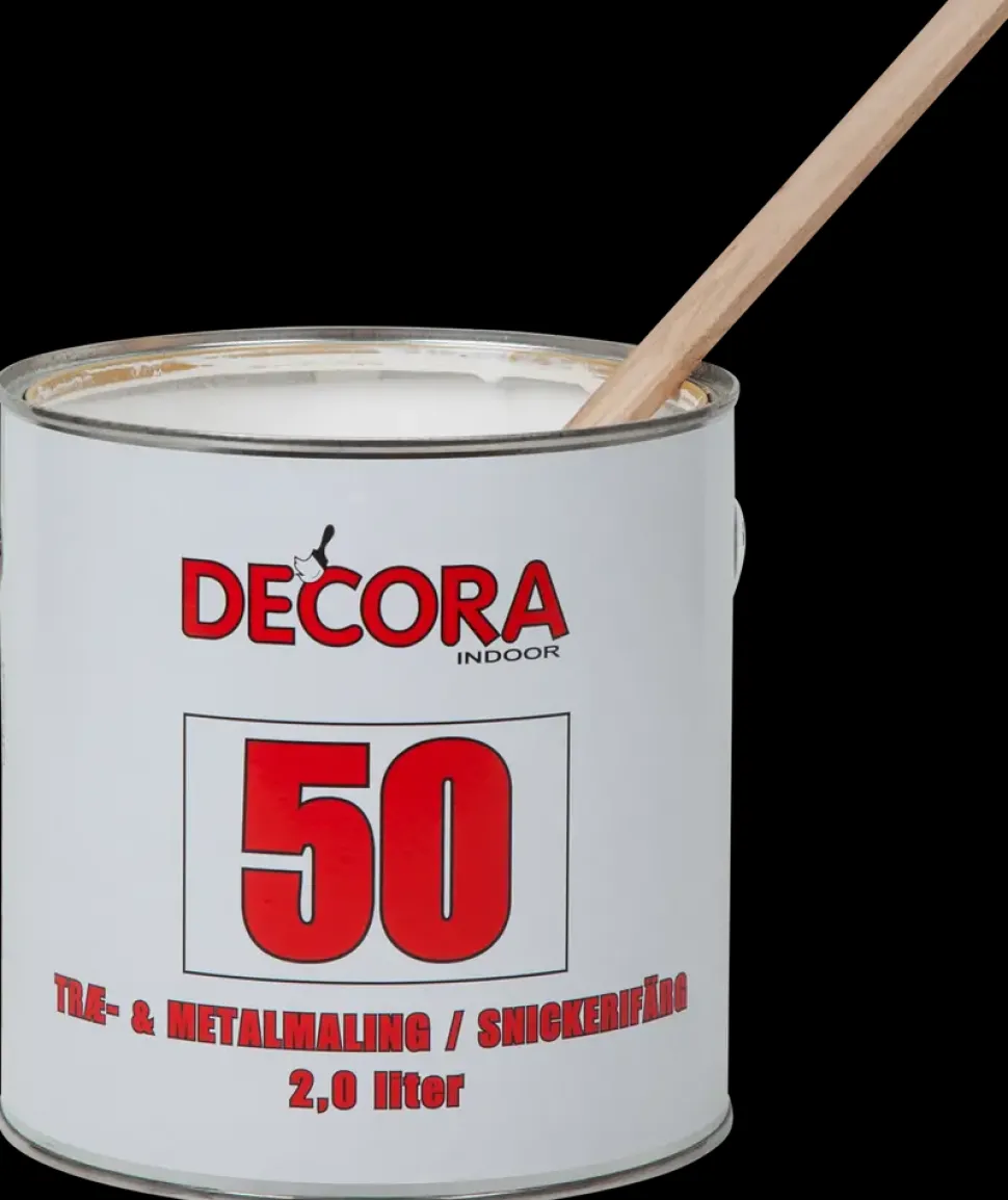 Decora Træ og metal 2 L glans 50 - hvid