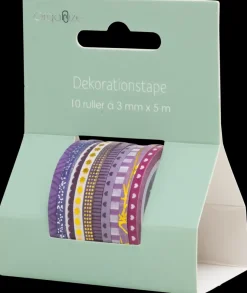 Dekorationstape 10-pak - Assorteret design