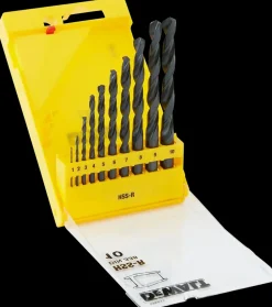 DeWALT Metalbor HSS 10 dele
