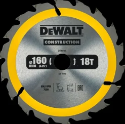 DeWALT Rundsavsklinge 160 x 2,4 x 20 mm