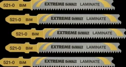DeWALT Stiksavsklinge BiM laminat DT2080 5-pak
