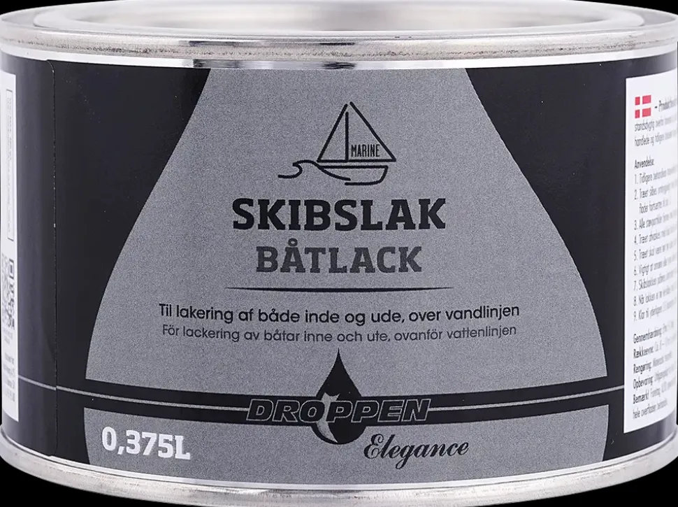 Droppen Elegance Skibslak 0,375 L - blank
