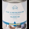 Droppen Træ- og metalmaling 1 L glans 40 - hvid
