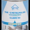 Droppen Træ- og metalmaling 0,75 L glans 90 - hvid
