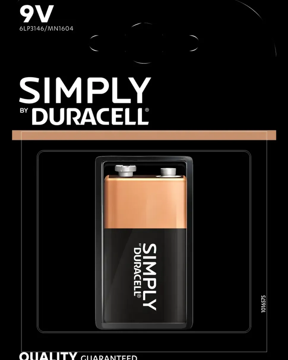 DURACELL Simply Batteri 9V 1 stk.